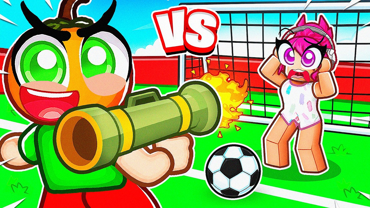 KIZLAR vs ERKEKLER Futbol Maçında NOOB Taklidi Yapıp FÜZE İle Trolledim!