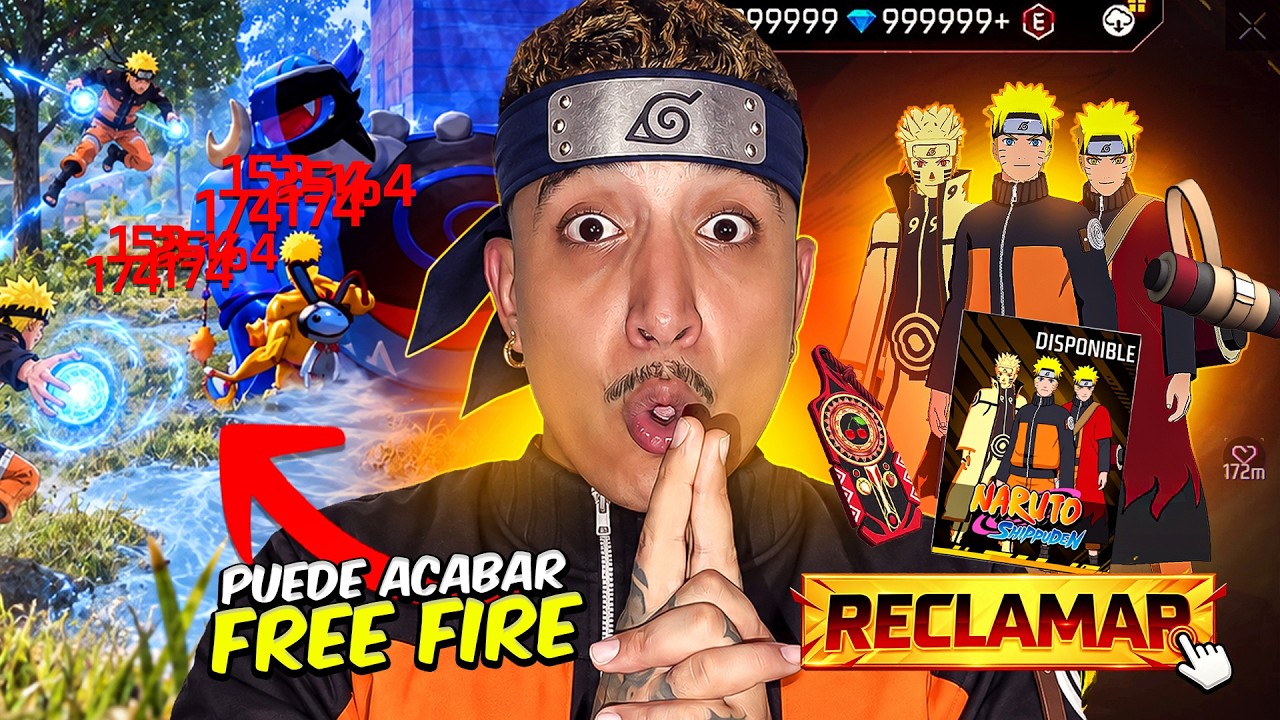 ESTÁ ACTUALIZACIÓN PODRÍA ACABAR CON FREE FIRE!! 🤮😩 NUEVA HABILIDAD DE NARUTO 😱🔥MRSTIVENTC