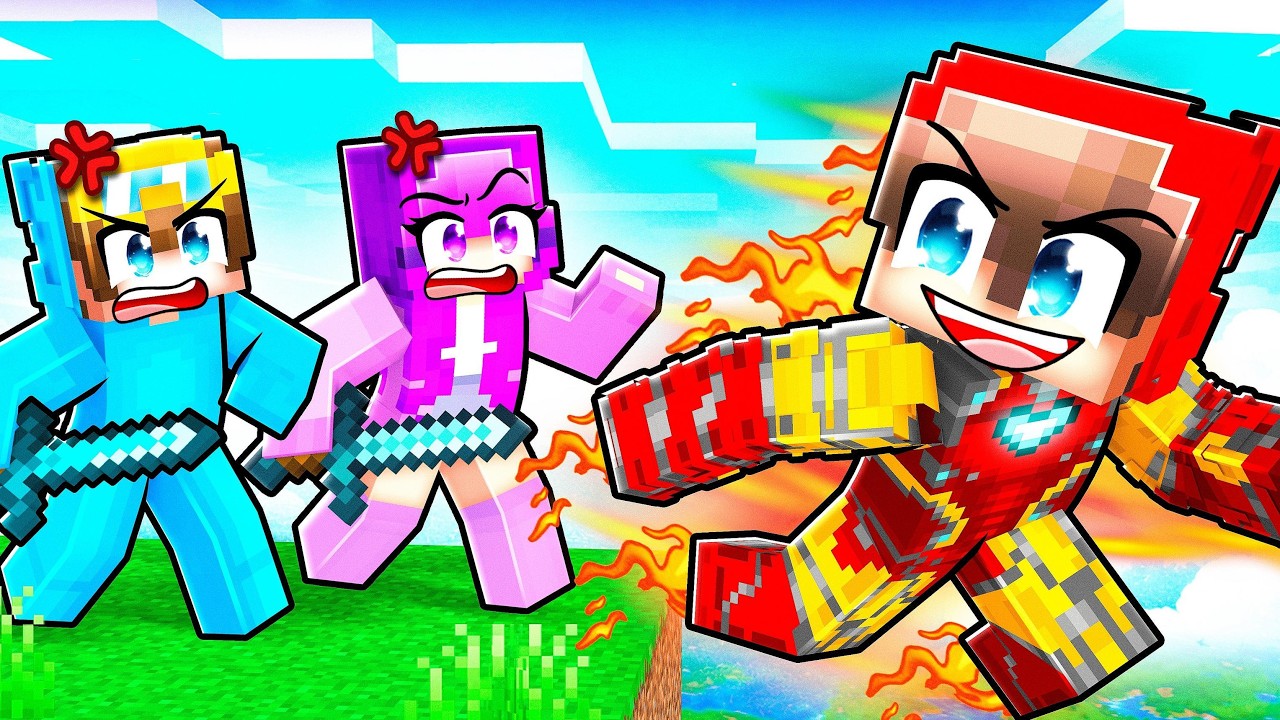 SUPERHERO vs HUNTERS Speedrun! (Minecraft)