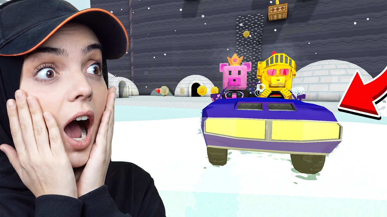 SÜPER AYI KAR VADİSİNE ARABA GÖTÜRDÜ! 😱❄️