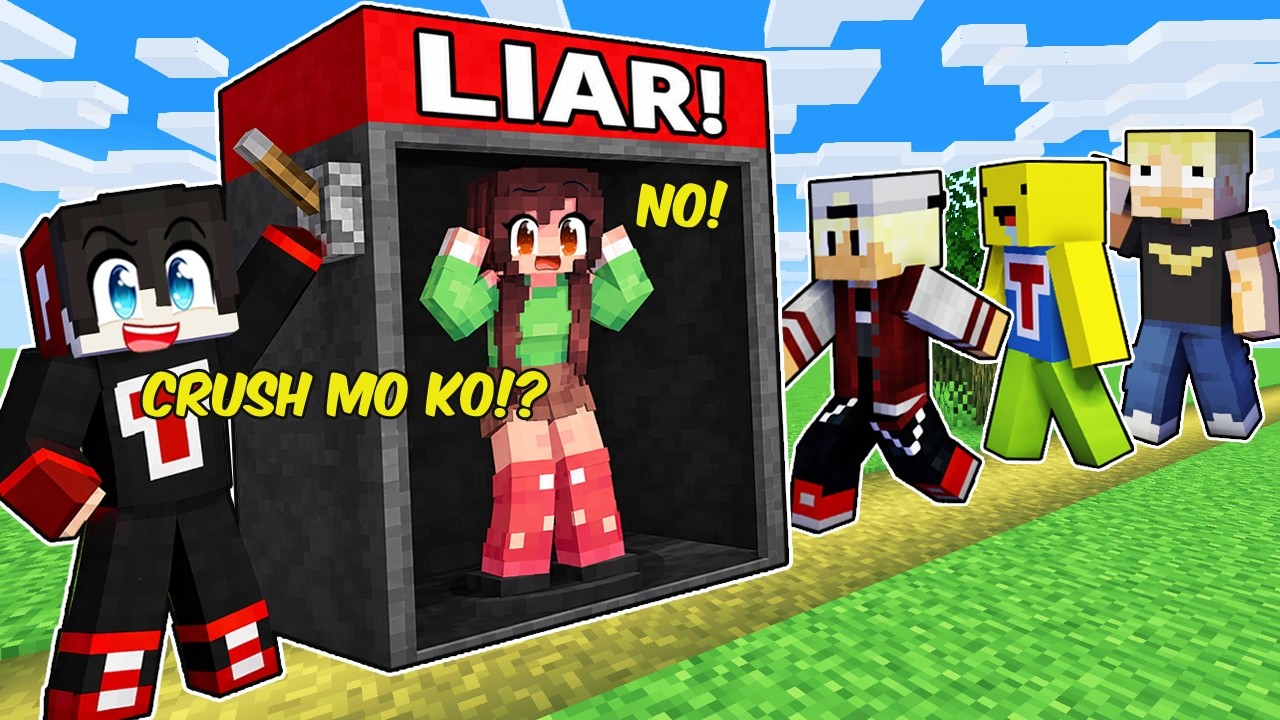 Using a LIE DETECTOR to Find EVERYONE'S SECRETS in Minecraft ( Tagalog )
