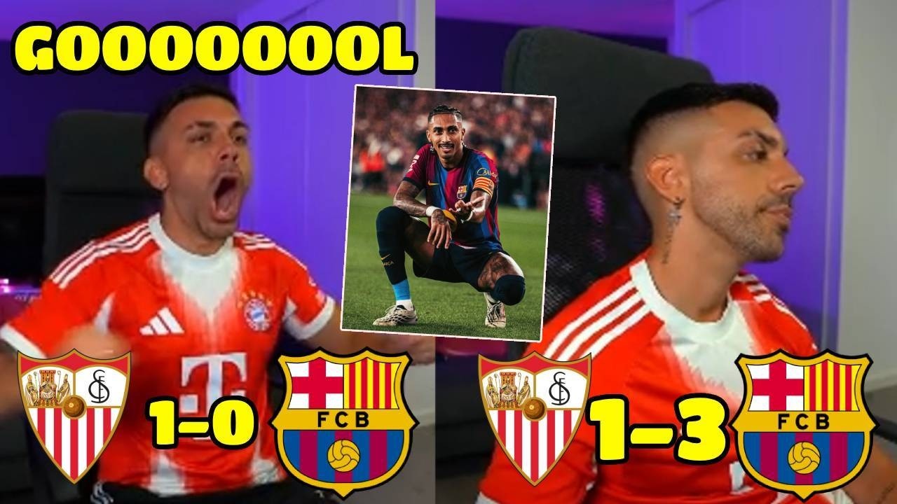 DjMaRiiO REACCIONA A SEVILLA 1-3 BARCELONA | LA LIGA