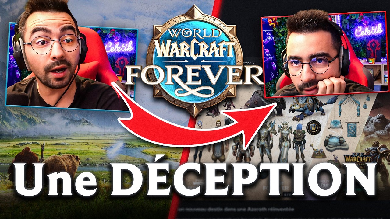 Celetik REACT en live à l'annonce de WoW Forever (grosse déception ?)