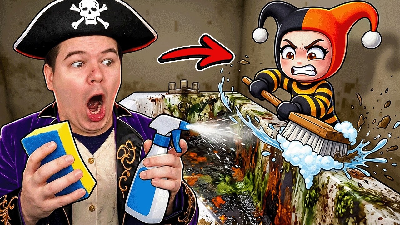 🤢МЫ ОТМЫЛИ САМЫЙ ГРЯЗНЫЙ ДОМ В РОБЛОКС!