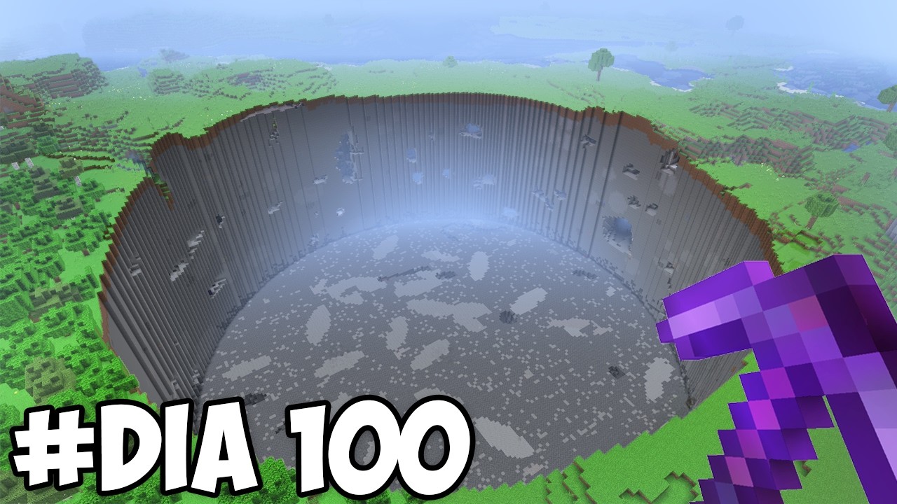 Hice el Agujero Más GRANDE Posible en 100 Días