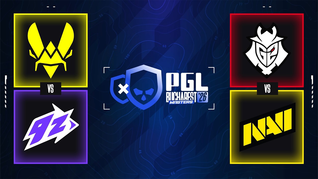 PGL MASTERS BUCHAREST 2026 - Vitality vs 9z | G2 vs NaVi