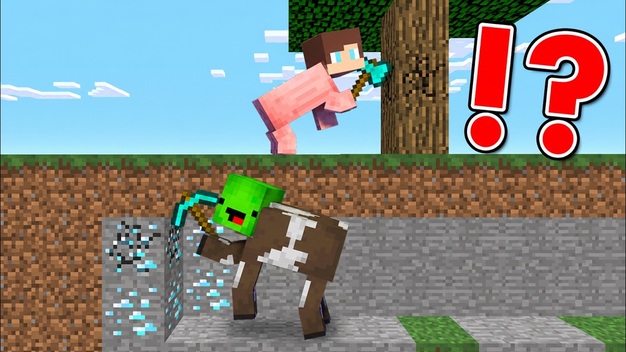 Minecraft, But JJ and Mikey Can Shapeshift