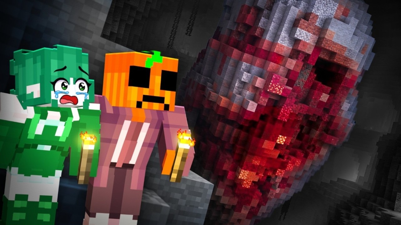 Sobreviví a la CUEVA MALDITA con Mi AMIGA en Minecraft