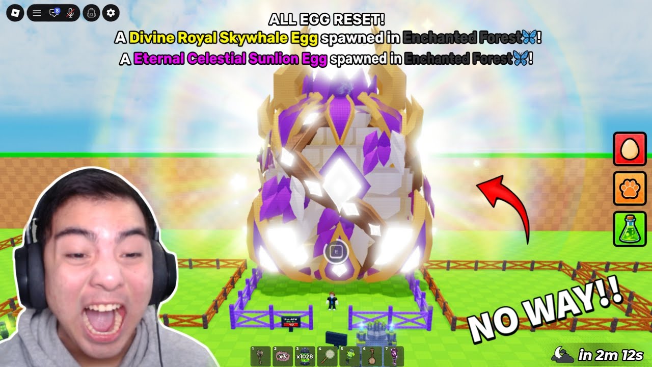 I Fused the NEW BIGGEST DIVINE SPIRIT WORLD GUARDIAN EGG In Steal An Egg..! ☠️