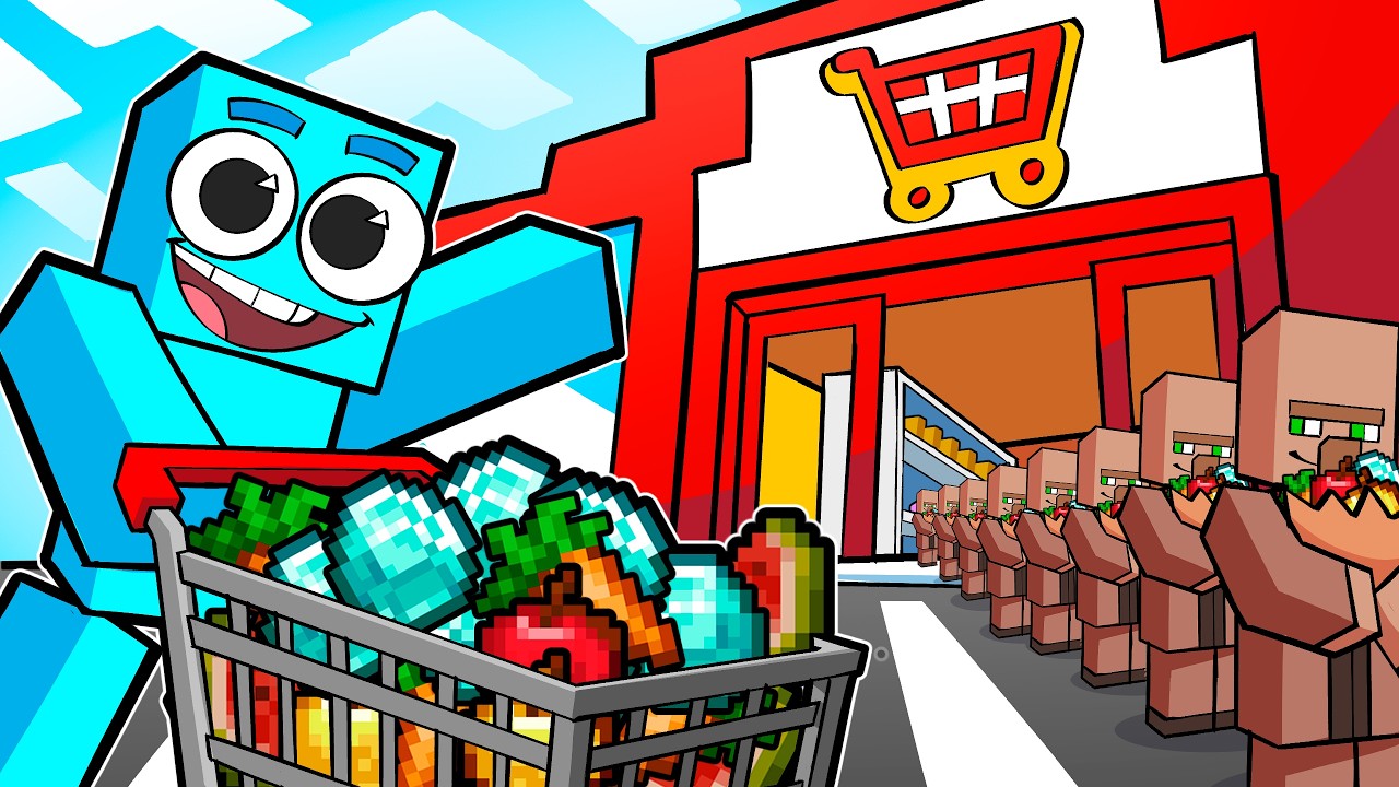 Servidor de Super Mercado no Minecraft!