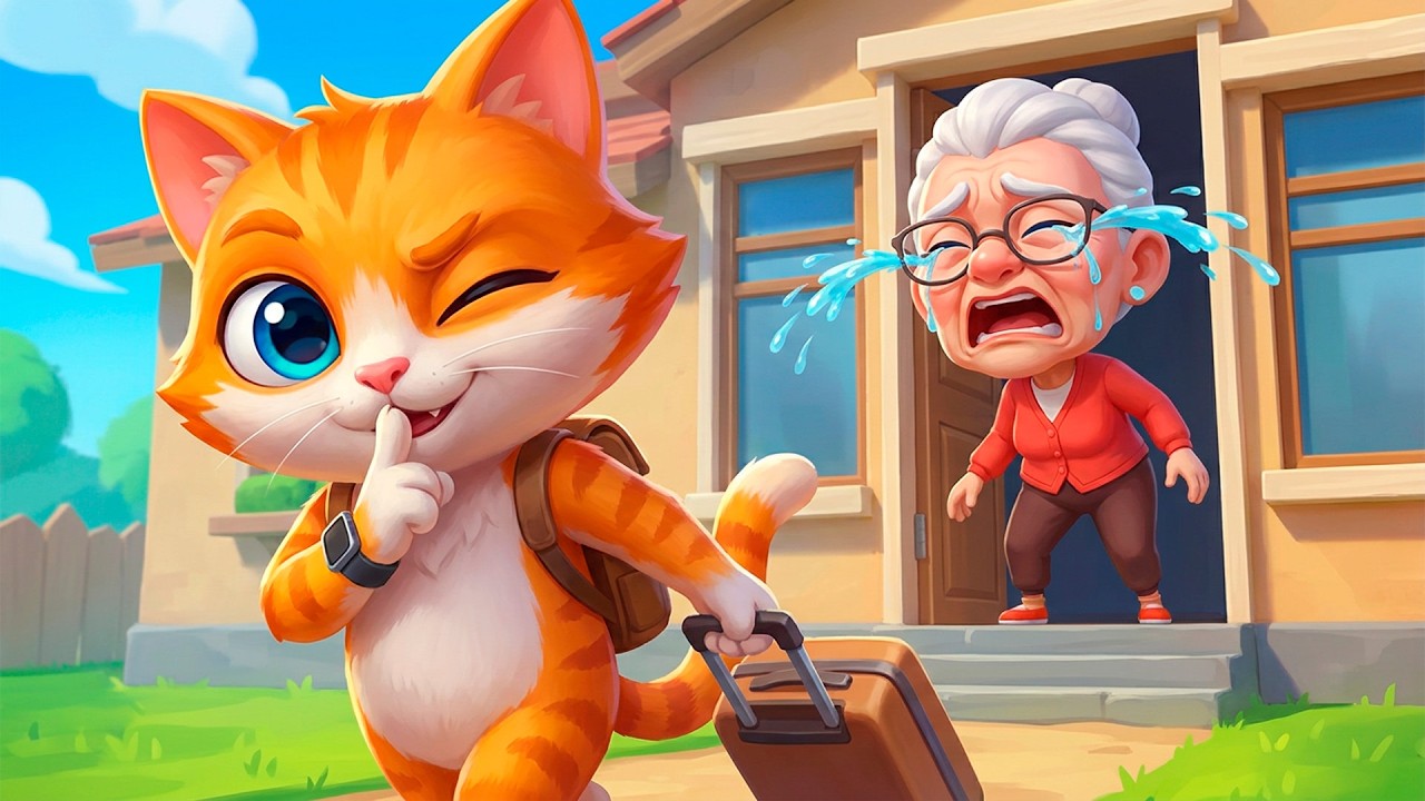 😼 ¡PUSE A PRUEBA A LA ABUELITA PARA VER SI ME QUIERE! (I AM CAT)