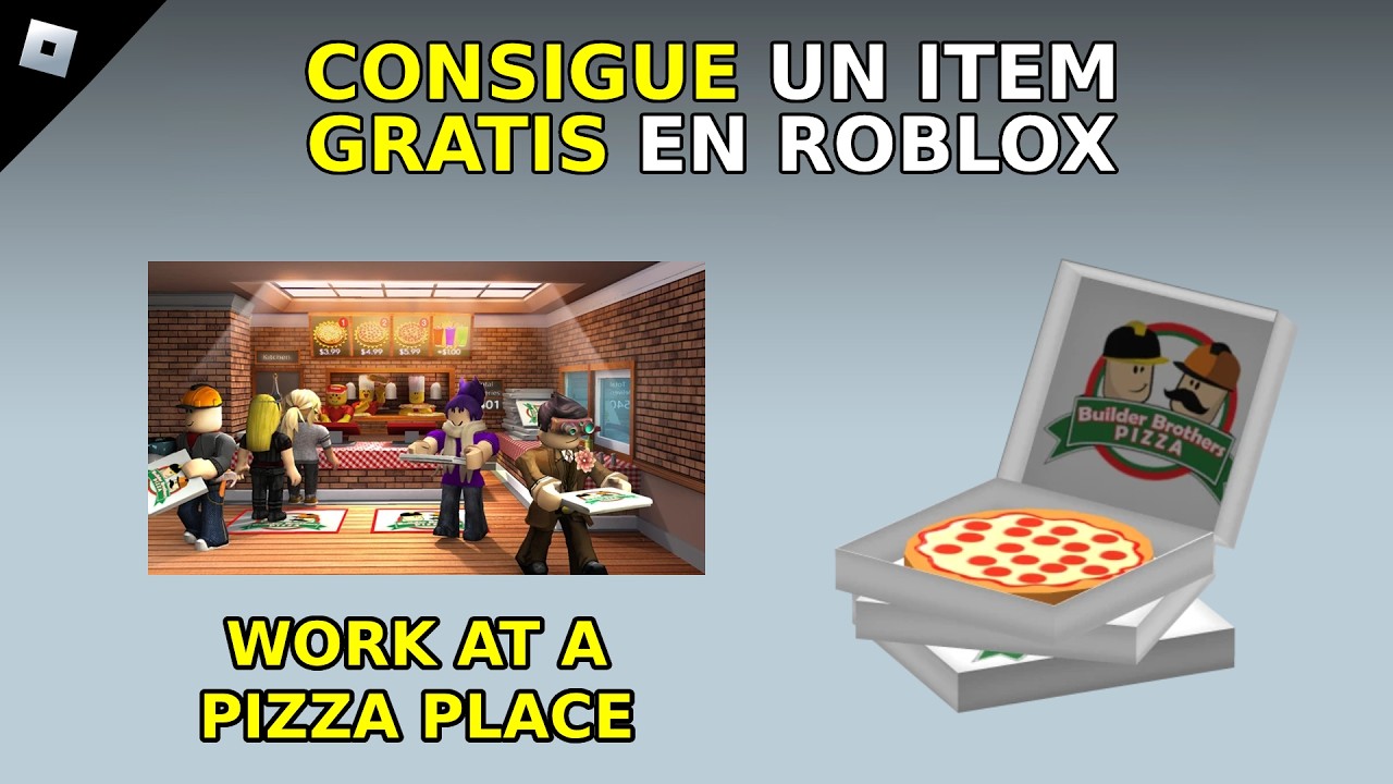 CONSIGUE UNA PIZZA GRATIS EN ROBLOX | Evento The Hunt 20 - Work at a pizza place