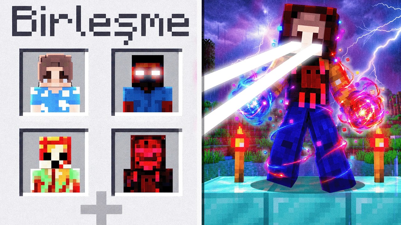 EN GÜÇLÜ EFSANELER İLE BİRLEŞTİM - Minecraft