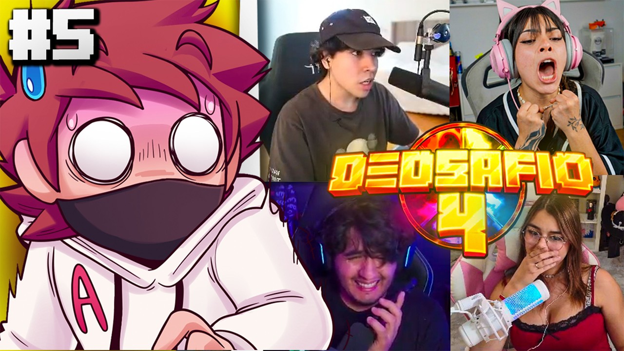 AQUINO reacciona MUERT3S del DEDsafioMinecraft4 Día 5