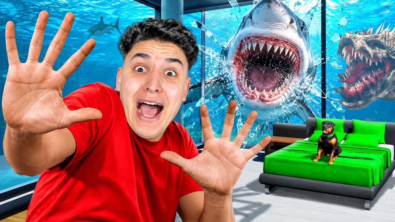 اشتريت منزل سري تحت البحر فى GTA 5 والقرش هجم عليا 😱 | قراند 5