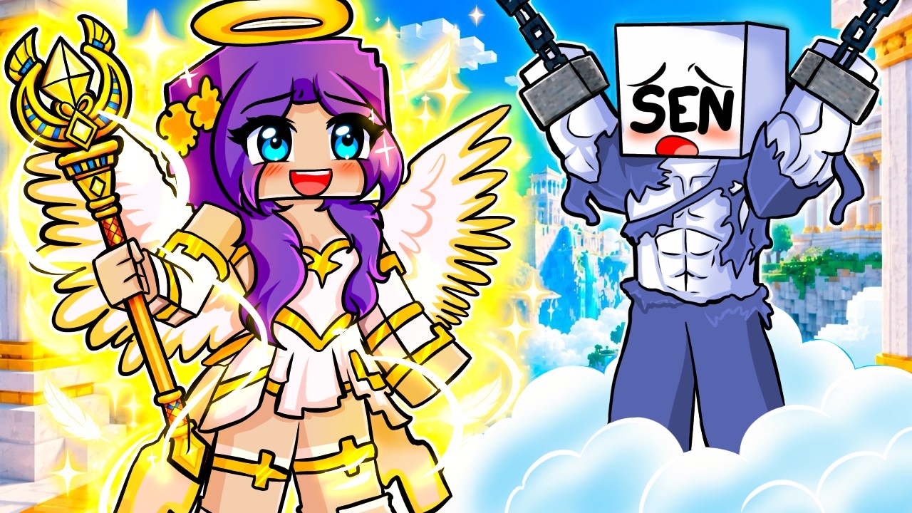 Sen MELEK KIZ TARAFINDAN KAÇIRILDIN! - Minecraft