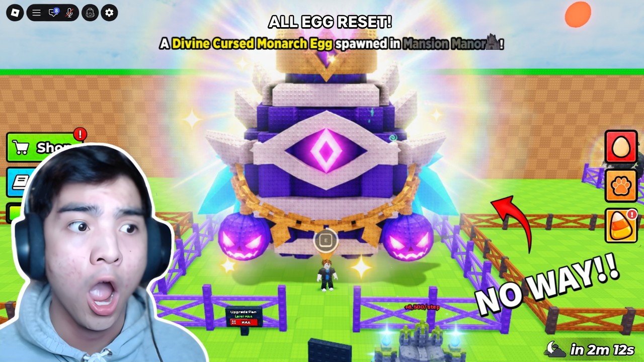 OMG! I Fused the NEW BIGGEST DIVINE CURSED MONARCH EGG In Steal An Egg..! ☠️