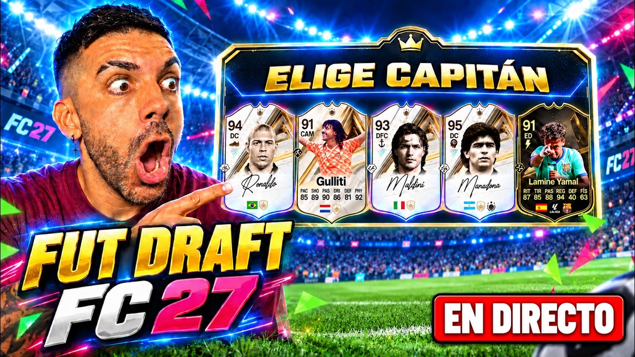 GANO MI PRIMER FUT DRAFT Y ME SALE CAMINANTE !! 2 FICHAJES ESTRELLA FC 27 - DjMaRiiO