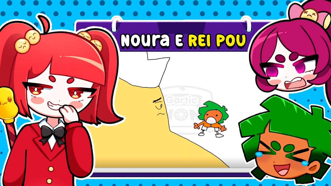 CHAMEI NOURA e DOCI para DESENHAR no GARTIC PHONE | Turma da Batatinha