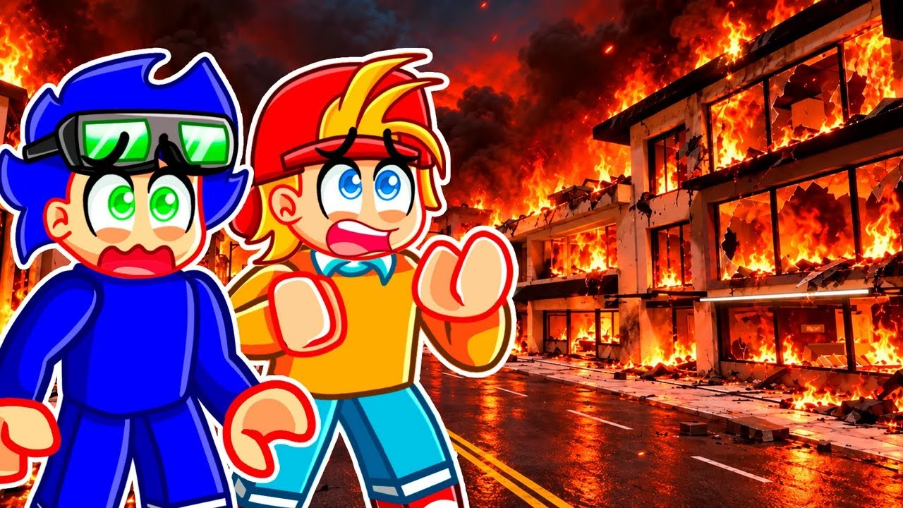 SOBREVIVIMOS al INCENDIO de BROOKHAVEN en ROBLOX! 