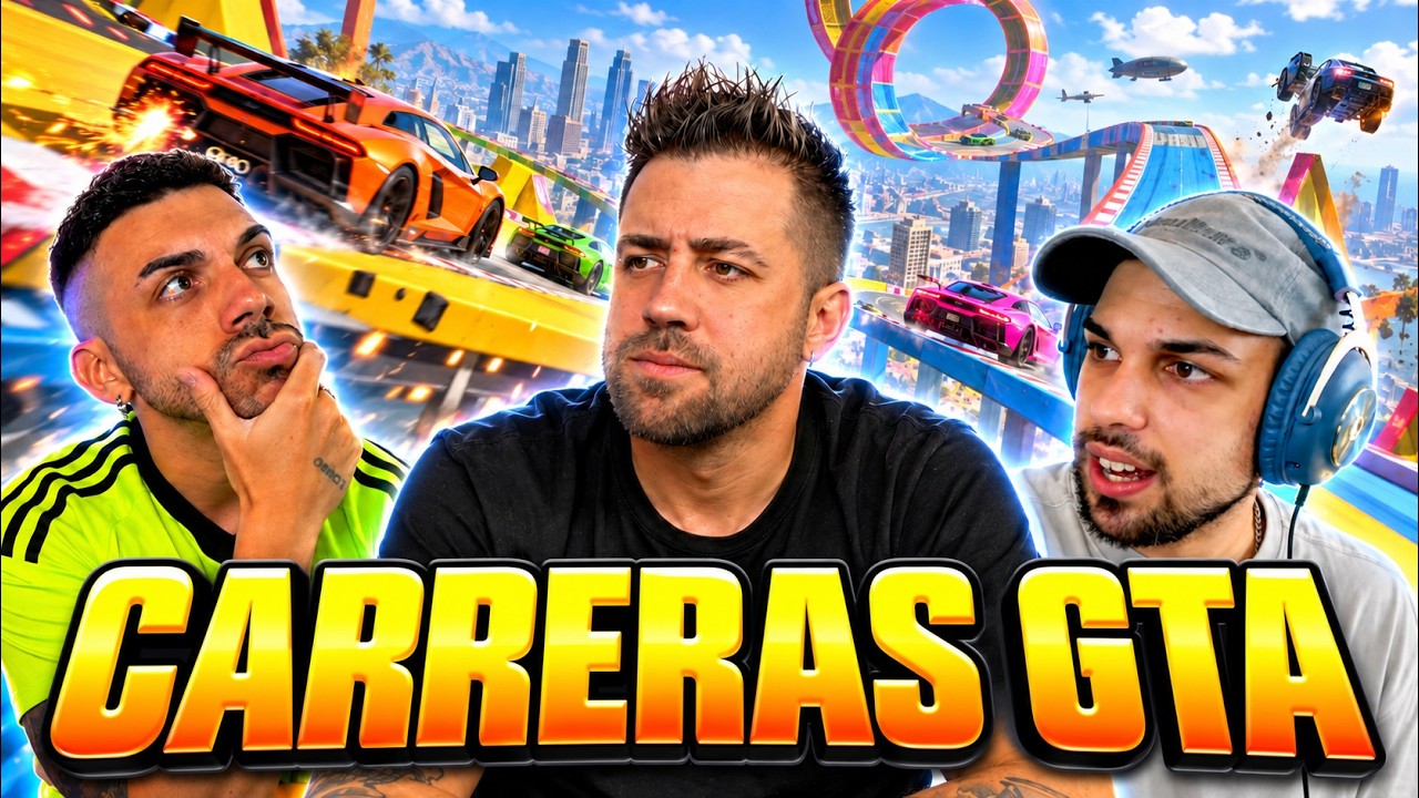 CARRERAS GTA 5 CON AURON, PEREIRA… Y MIMIC PARTY - DjMaRiiO
