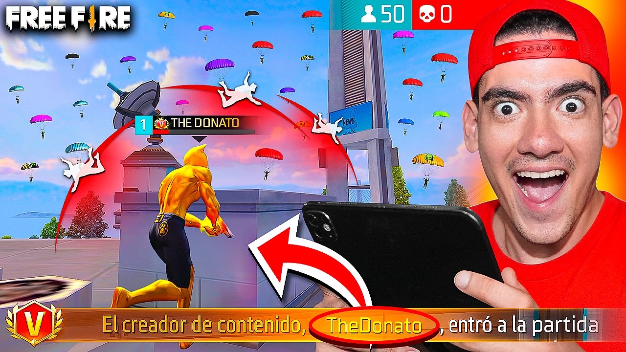 TheDonato VUELVE A JUGAR FREE FIRE EN SOLO BR CLASIFICATORIA !!