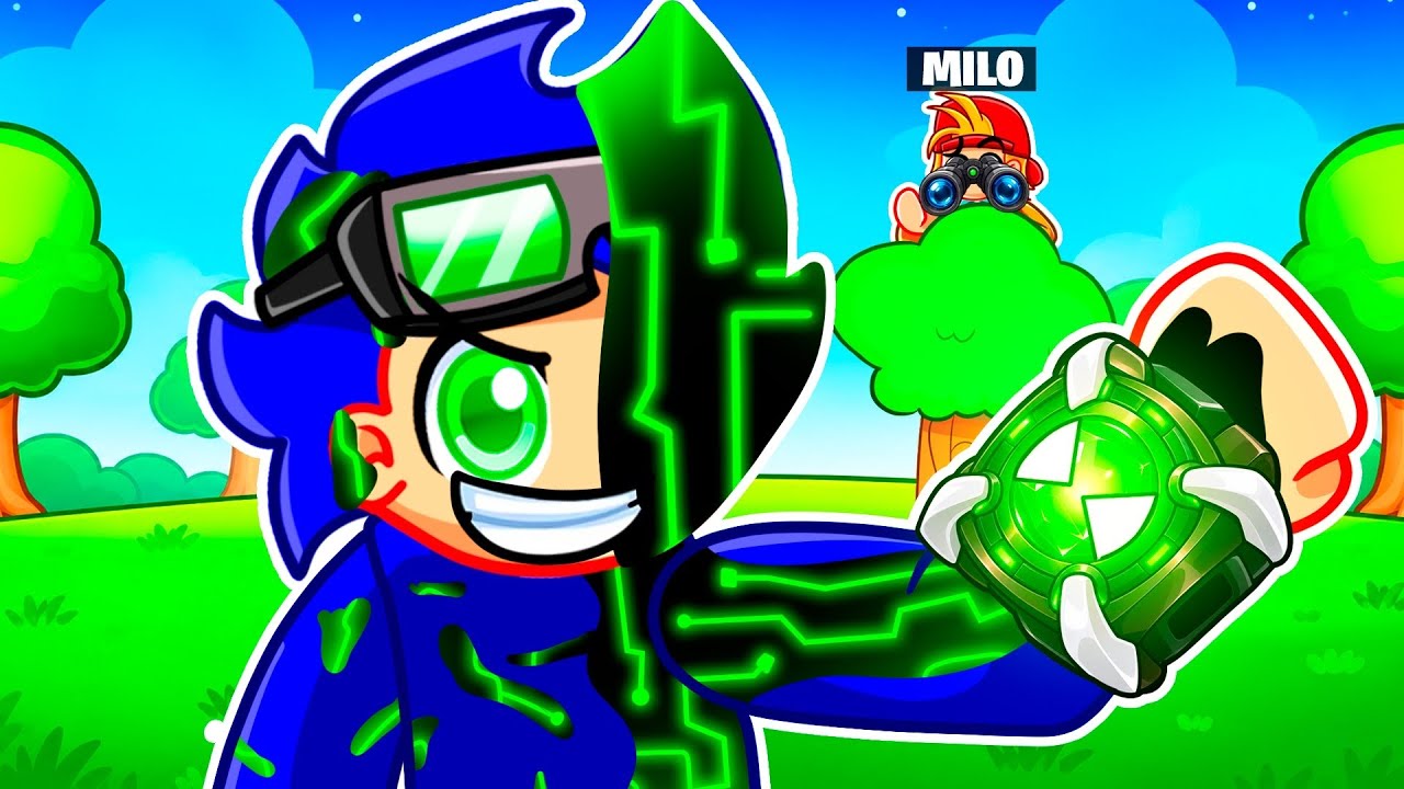 Me Convertí en BEN-10 para Trollear a Mis Amigos en Roblox Brookhaven…