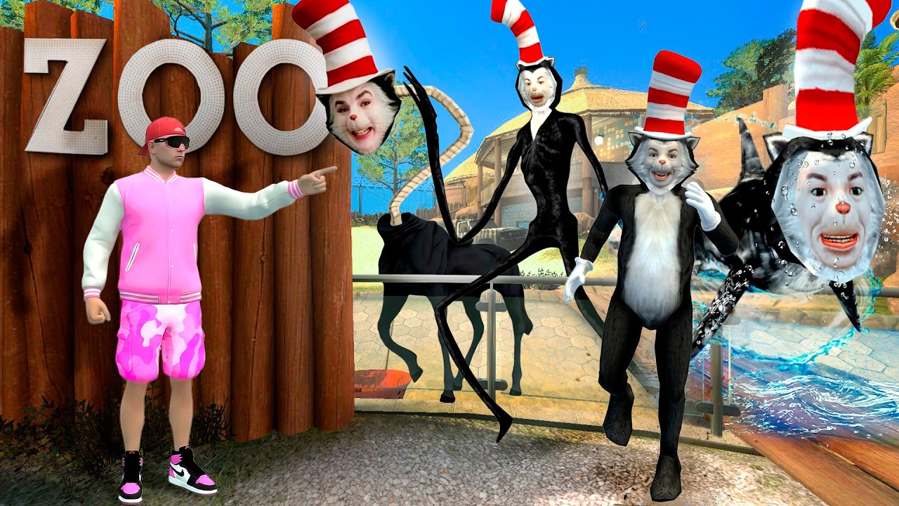 VISITAMOS un ZOOLOGICO de EL GATO CON SOMBRERO