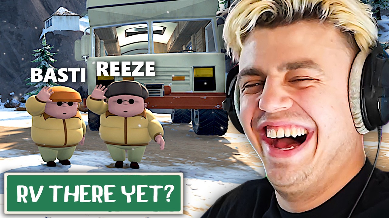 Papaplatte, BastiGHG & Reeze spielen RV There Yet (Winter Map)