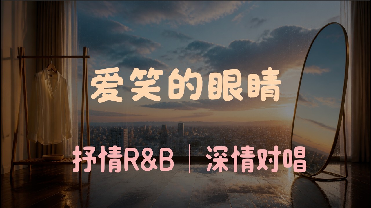 愛笑的眼睛｜抒情R&B｜深情對唱｜你不必訝異我的笑她無法代替