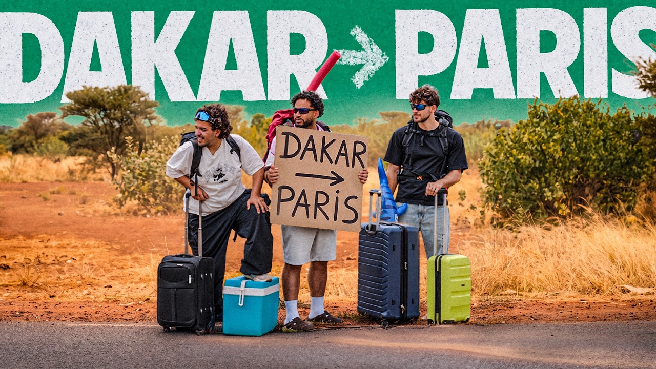 30 JOURS POUR FAIRE DAKAR-PARIS SANS AVION (avec Byilhan et Flamby) - Trailer
