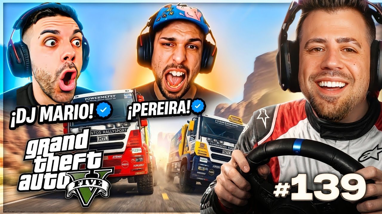 🏎️ CARRERITAS DE GTA V CON DJMARIIO, PEEREIRA7, AGUSTIN51 Y LA PEÑA DEL MOCO