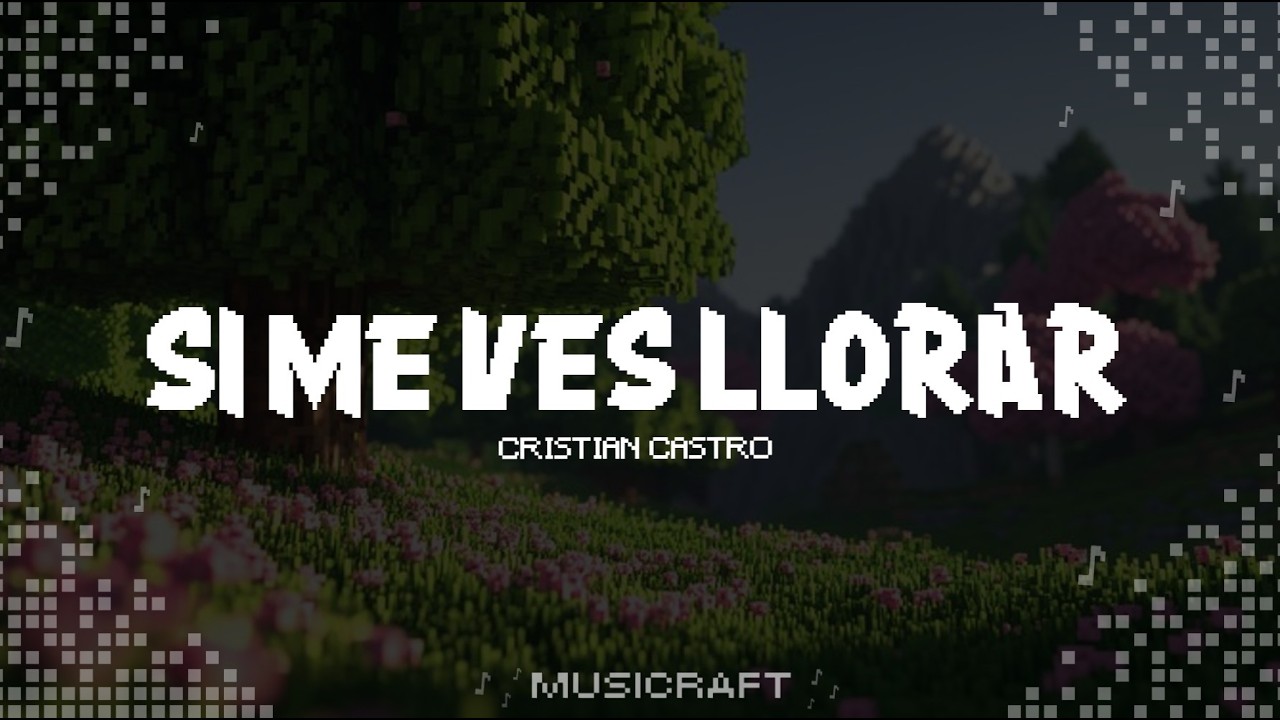 Cristian Castro - Si Me Ves Llorar (Letra/Lyric)