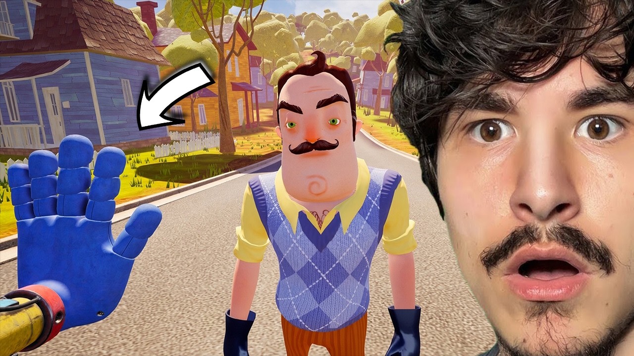 Hello Neighbor'da Poppy Playtime Oynadım!