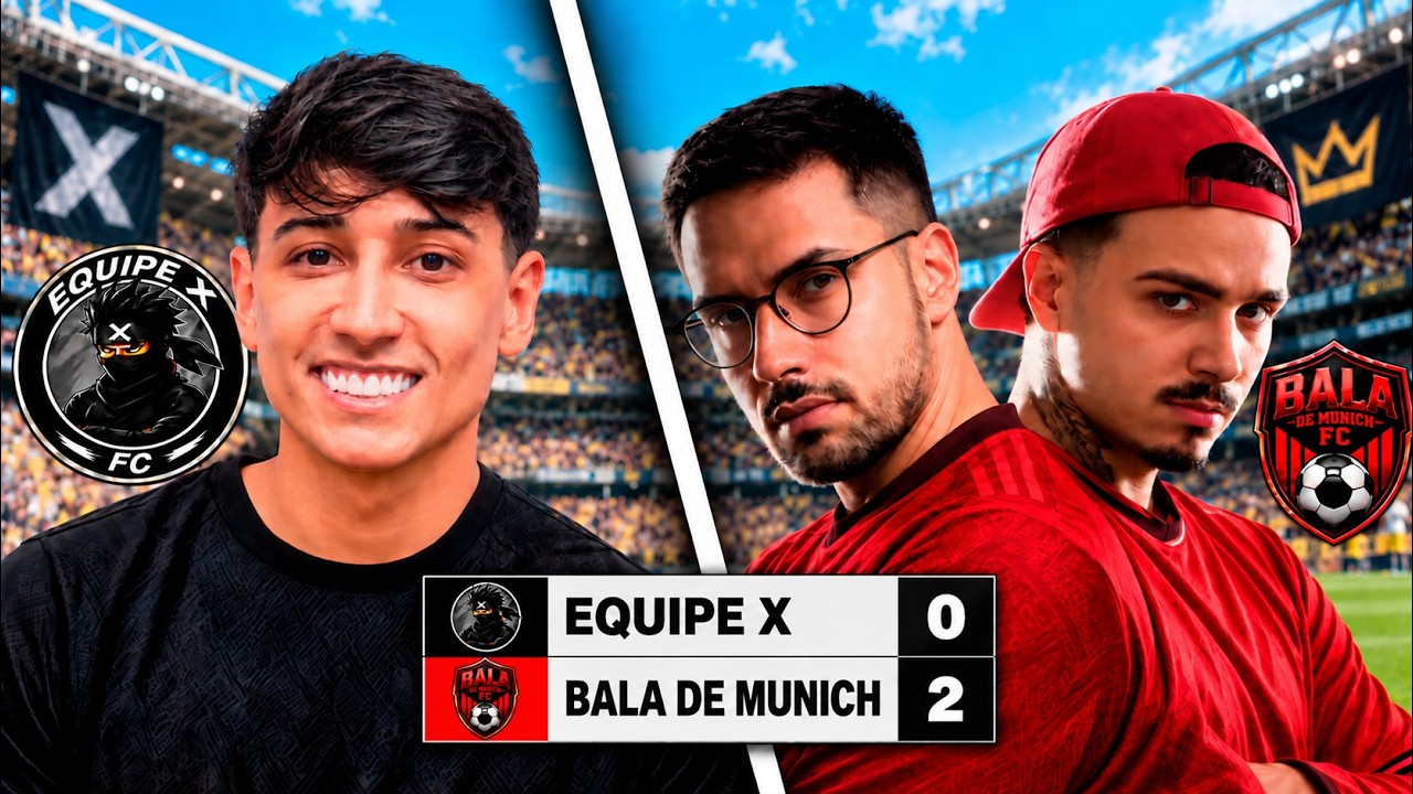 AO VIVO 🔴EQUIPEX 1 vs 2 BALA DE MUNICH💚 SEMIFINAL DA SUPERCOPA DOS STREAMERS💚