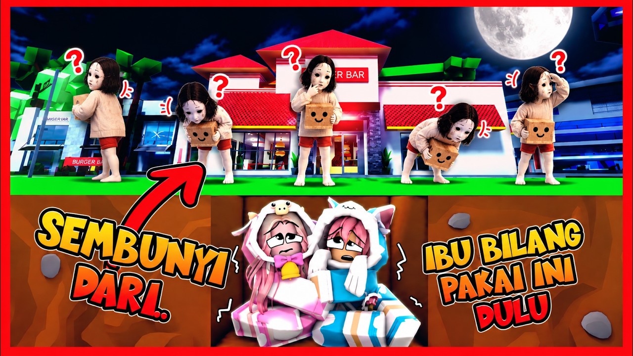 ATUN & MOMON BERMAIN PETAK UMPET DENGAN HANTU IBU BILANG PAKE INI DULU !! Feat @sapipurba Roblox
