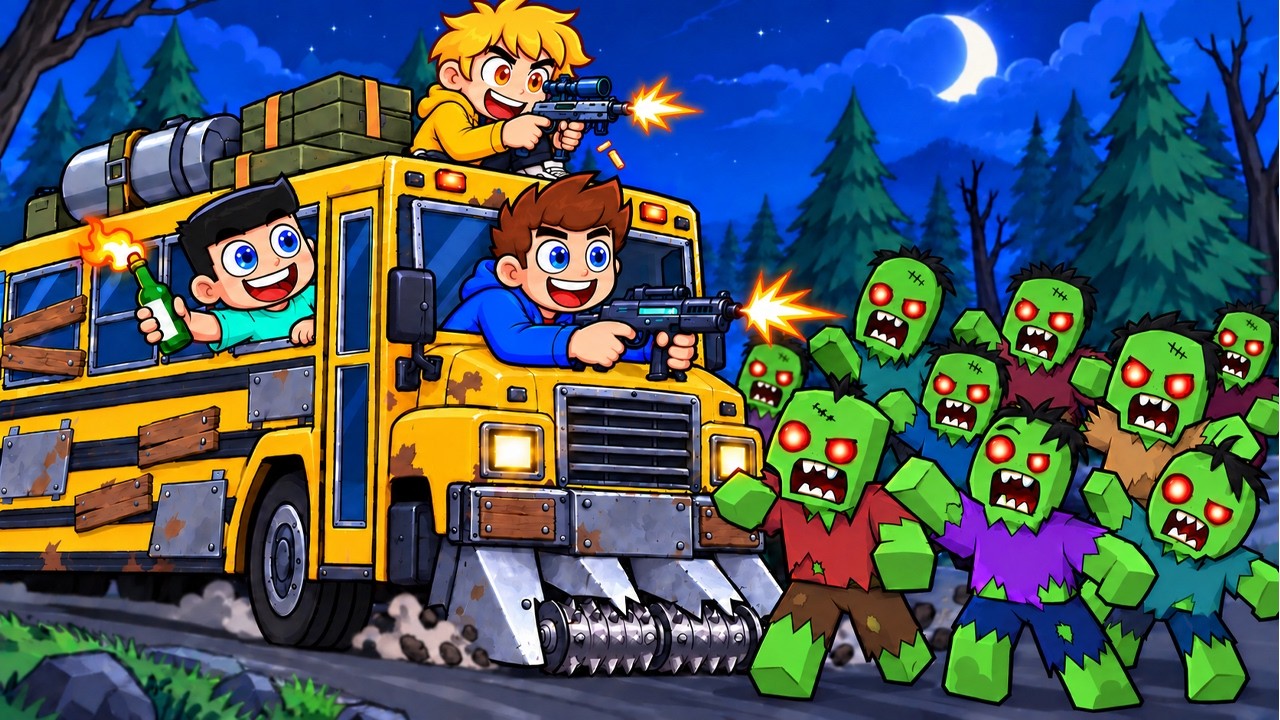POJECHALIŚMY NA OSTATNIĄ PRZYGODĘ ZNISZCZONYM AUTOBUSEM w Roblox!