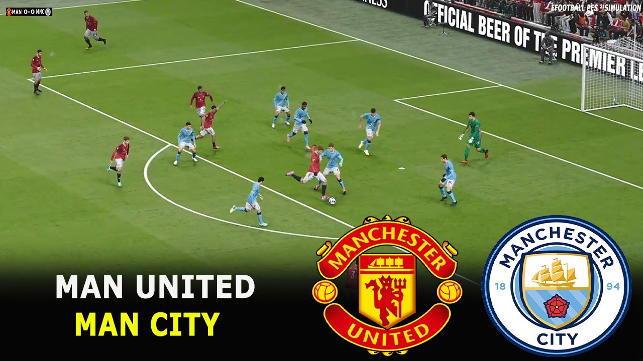 Man United vs Manc City | English Premier League 26 | eFootball PES21 Game Video Simulation