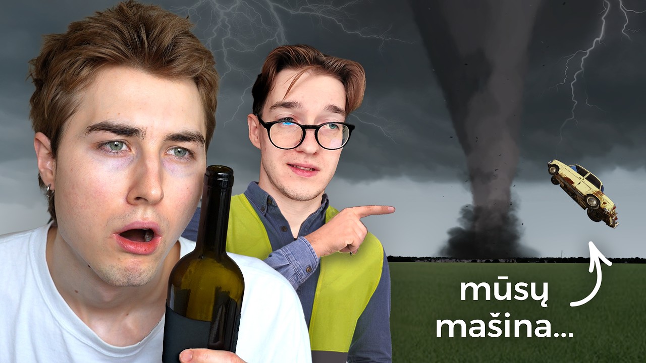 Išgėrę vyrai gaudo audras Roblox'e