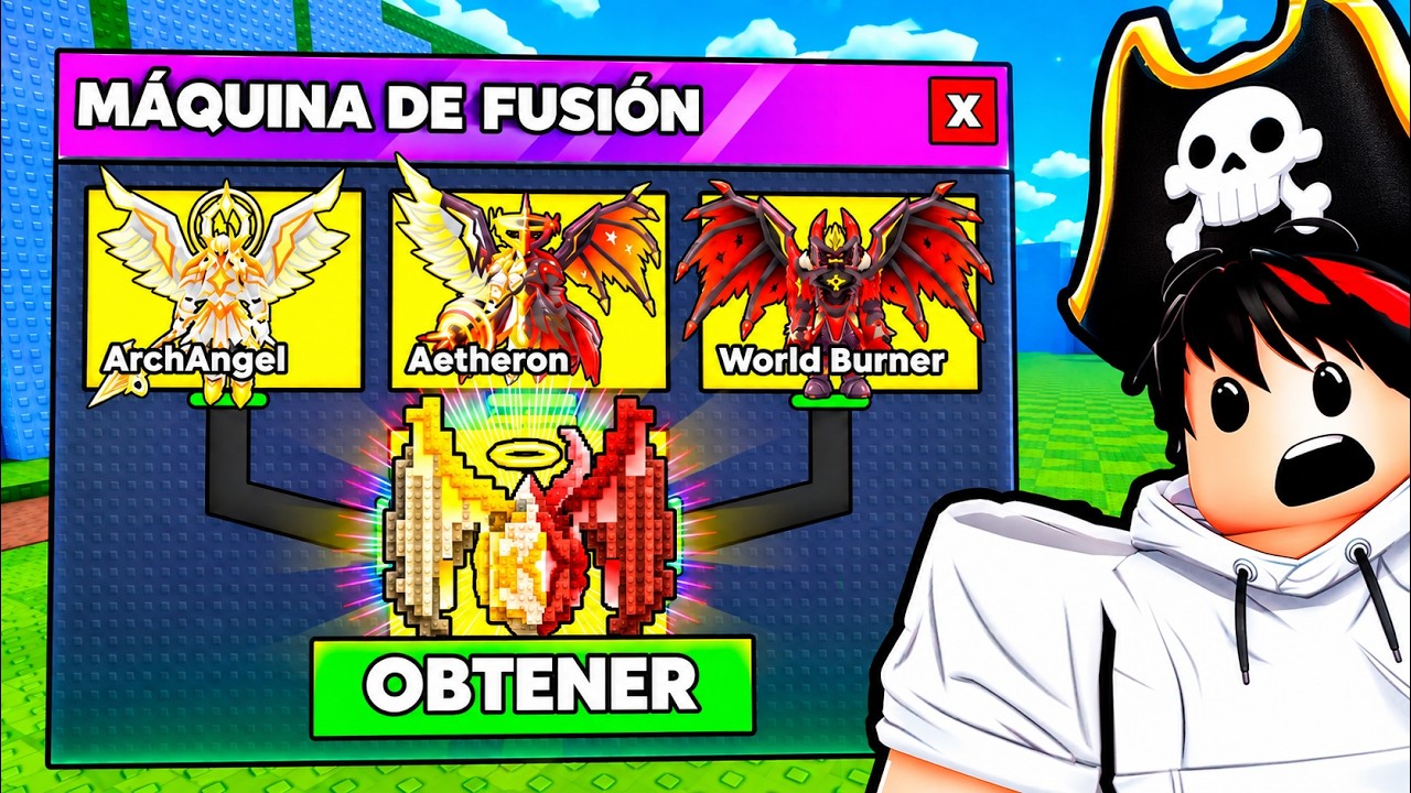 ¡HICE LA FUSIÓN MÁS RARA DE ROBA UN HUEVO!