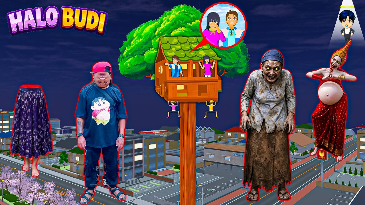 Yuta Mio Buat Rumah Pohon Paling Aman Dari Pasukan OPAH EXE, SKADUNG KADING HAMIL Di Kota Sakura😱