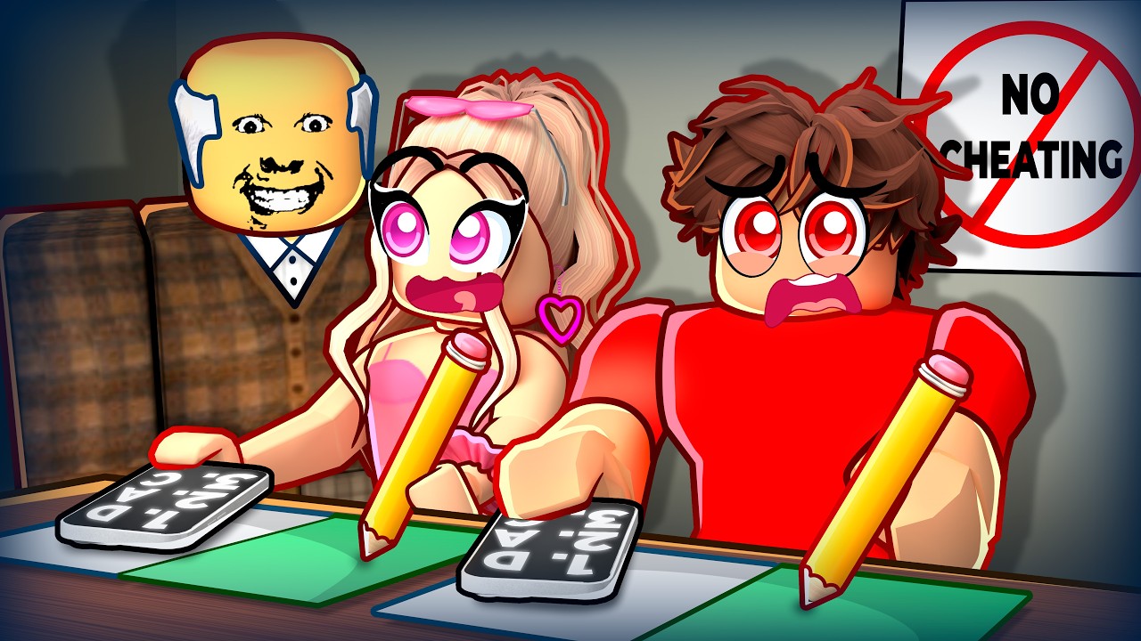 ROBLOX CHEAT DURING TEST...