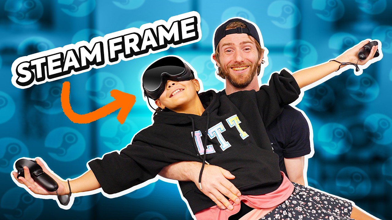 Our first 30 mins with the steam frame