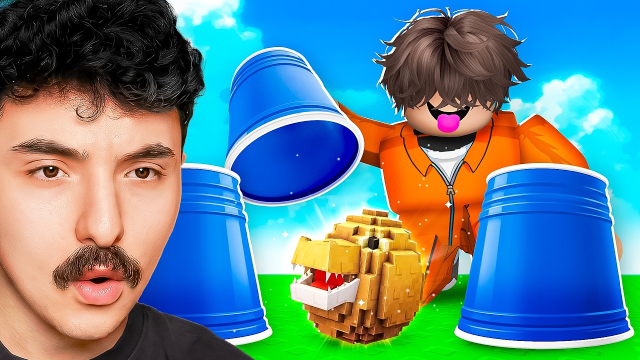 ربلوكس خمن البيضة ب اي كوب ! Shuffle an egg