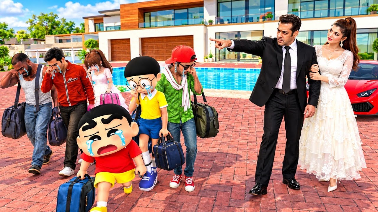 Salman bhai ne Jack aur shinchain ke sath sabhi ko ghar se nikal Diya 🤣😱 indian theft auto simulator