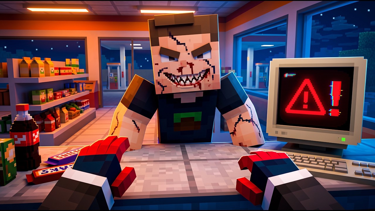 Gece 3'te Market Açtım - Minecraft